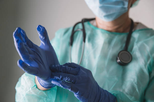 Utilization of nitrile gloves in the healthcare sector
